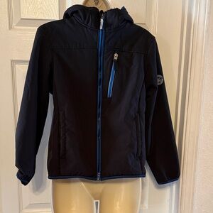 ZeroXposur Kids Jacket - Black with Blue Accents